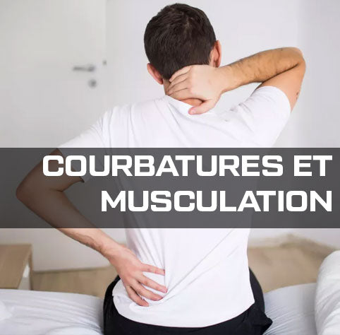 Jeune homme avec des douleurs musculaires